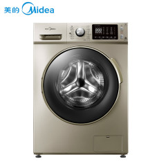 美的(Midea) 10公斤滚筒全自动洗衣机 洗烘一体 MD100-1433WDXG