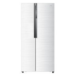 海尔(haier)BCD-521WDPW 521升 对开门冰箱 白色 风冷 可90度开门