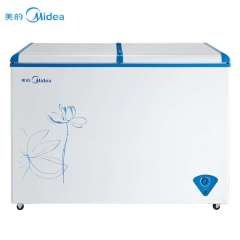美的冰箱BCD-271VMQ 双门卧式冷柜（白色）